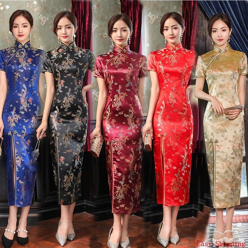 Cheongsam Chinese Dress Chipao traditional Qipao旗袍裙子Plus 女装/女士精品 旗袍 原图主图