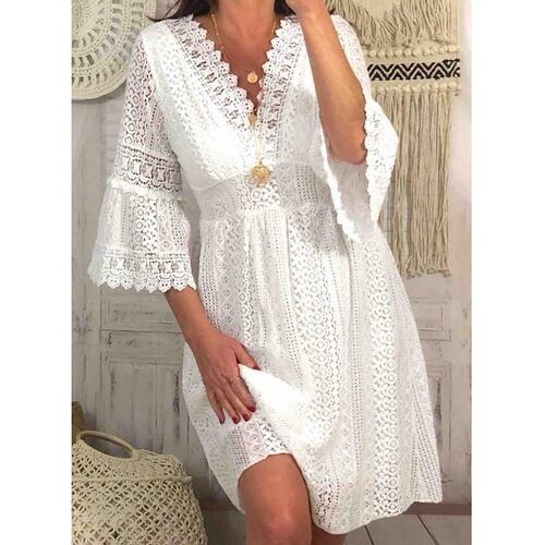women's fashion dress sexy dresses vestidos新款蕾丝连衣裙