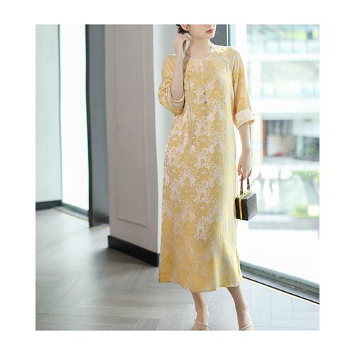 qipao旗袍cheongsam women chinese dress chipao新款素雅旗袍