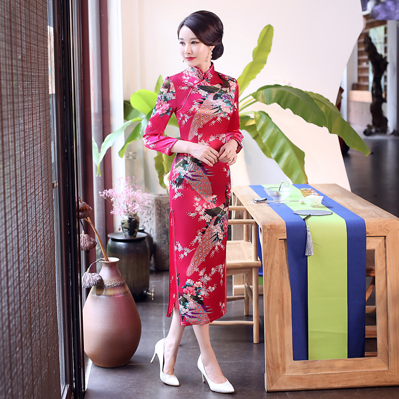 旗袍女cheongsam qipao chinese style dress vintage chipao
