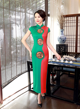 旗袍女cheongsam qipao chinese style dress vintage chipao