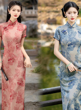 womens cheongsam elegant chinese traditional dress qipao旗袍