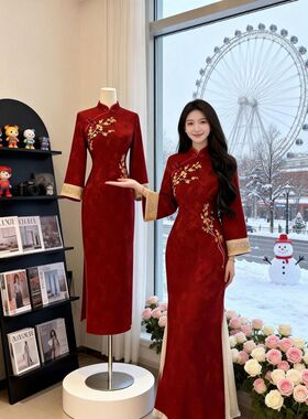 womens qipao旗袍 cheongsam elegant chinese traditional dress