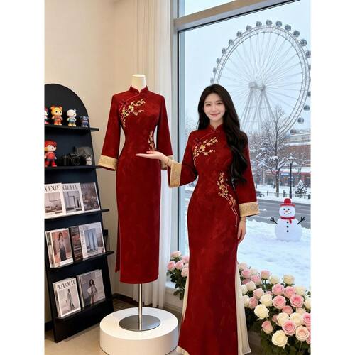 womens qipao旗袍 cheongsam elegant chinese traditional dress