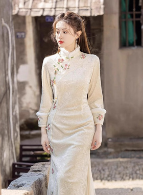 womens qipao旗袍 cheongsam elegant chinese traditional dress