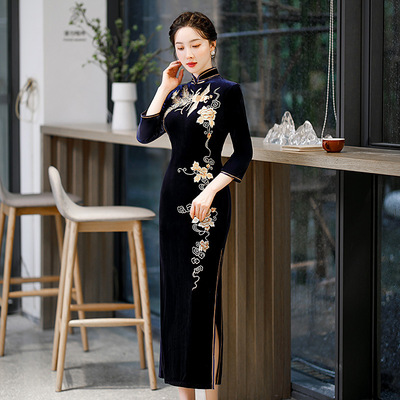 womens cheongsam elegant chinese traditional dress qipao旗袍