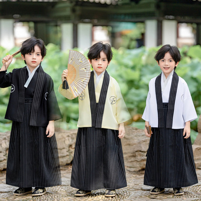 Boys Kimono Sets Kids Japanese Samurai Costume男童和服套装