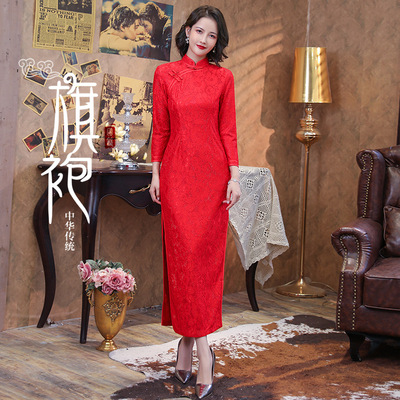 chinese traditional dress cheongsam women qipao旗袍plus size