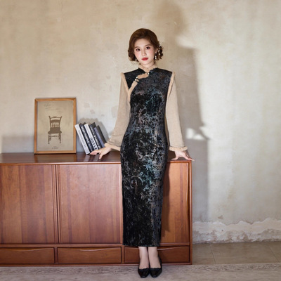 旗袍女chinese traditional dress cheongsam women chipao qipao