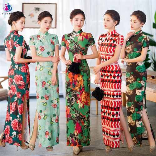 chinese traditional dress cheongsam women qipao旗袍plus size