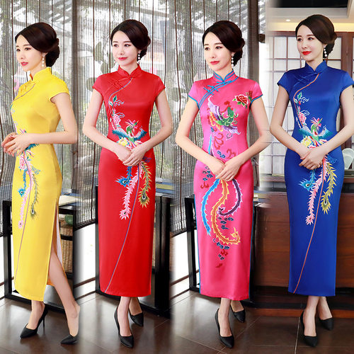 旗袍Cheongsam Qipao Chinese Dress Chipao旗袍春夏新款改良