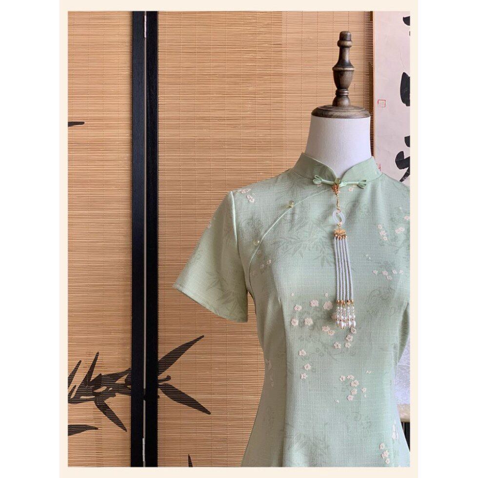 Qipao Cheongsam Chinese Traditional Dress Chipao旗袍【袅袅