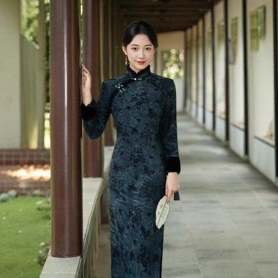 chinese traditional dress cheongsam women qipao旗袍plus size