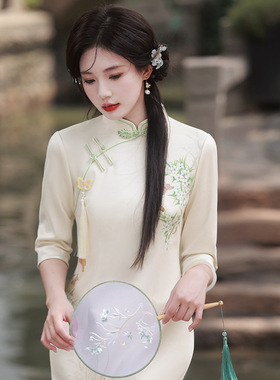 旗袍女chinese traditional dress cheongsam women chipao qipao