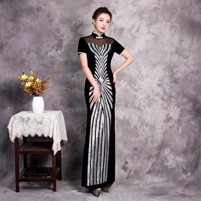 chinese traditional dress cheongsam女旗袍vintage women qipao