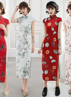 女旗袍chinese traditional dress cheongsam women chipao qipao