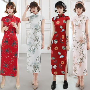 女旗袍chinese traditional dress cheongsam women chipao qipao