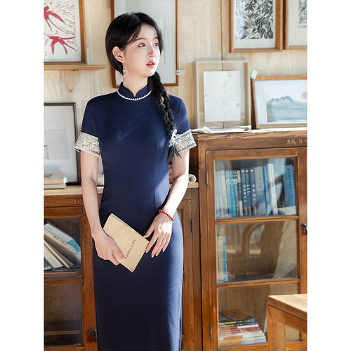 旗袍qipao cheongsam chinese traditional  dress chipao不识月