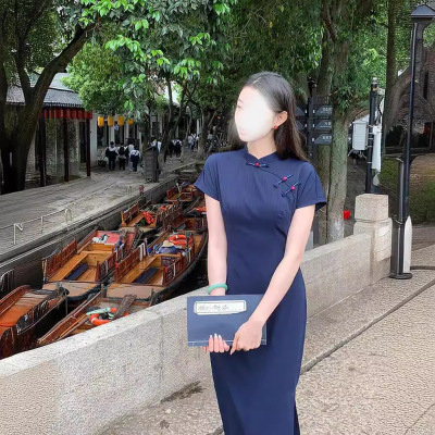 qipao cheongsam chinese traditional dress chipao旗袍新中式