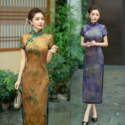 quality cheongsam chinese traditional qipao dress旗袍老上海