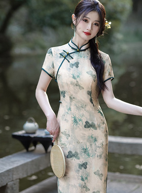 Qipao Chinese Dress Chipao批发2025国风新中式夏秋新款旗袍