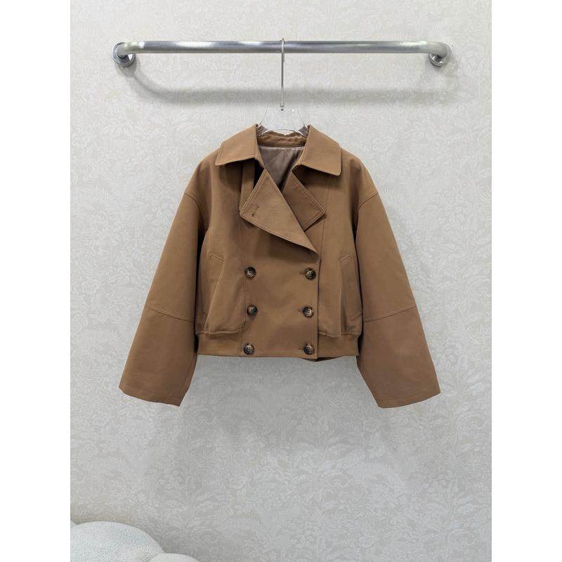 工装风宽松廓形短款双排扣短风衣外套,女装/女士精品,风衣,淘宝优惠券,粉丝福利购,淘宝优惠卷