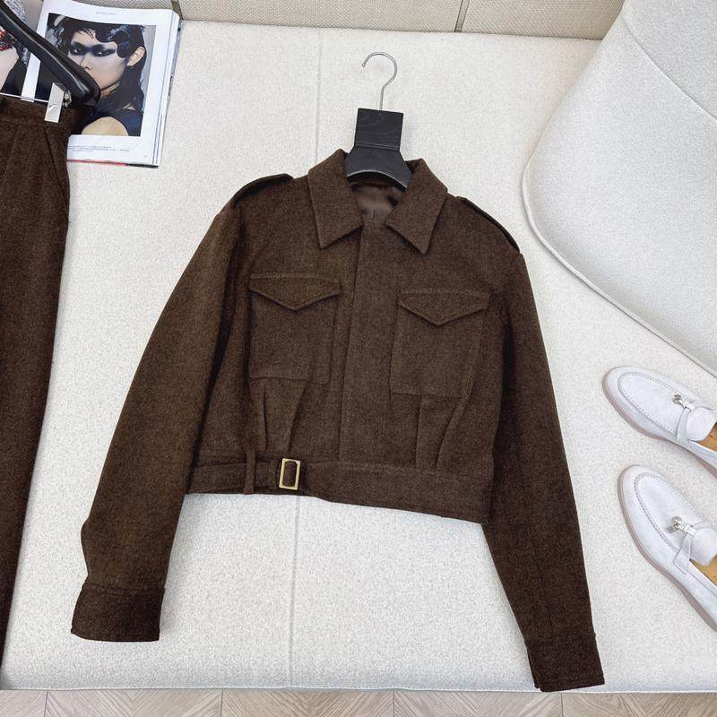 简约利落高级感短款翻领外套+高腰半裙,女装/女士精品,时尚套装,淘宝优惠券,粉丝福利购,淘宝优惠卷