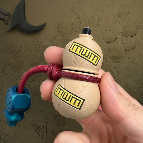 火影酒壶忍者爱罗葫芦edc推牌解压玩具黑科技陀螺啪啪币减压神器