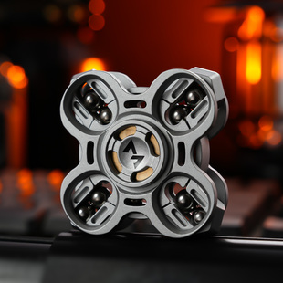 星轮神谕edc金属联动指尖陀螺解压玩具叮叮机械推牌无聊减压神器