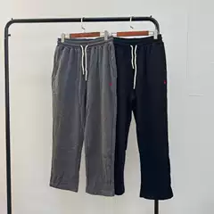 Men's Casual Sweatpants 100% Cotton Terry with Small Logo Embroidery P0330