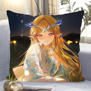 卡提希娅抱枕鸣潮周边动漫双面枕头学生宿舍客厅房间沙发靠垫靠枕