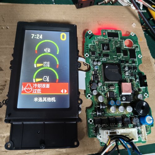 挖掘机卡特320D325 330 336日立200 240 330-3仪表盘显示屏液晶片