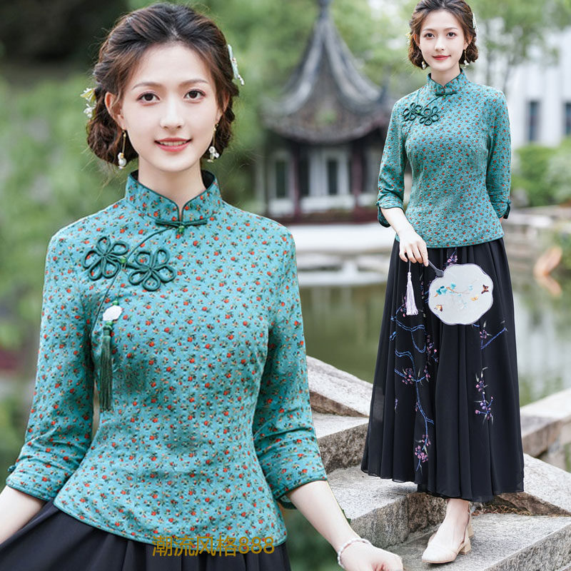 2025年高端唐装复古改良版旗袍