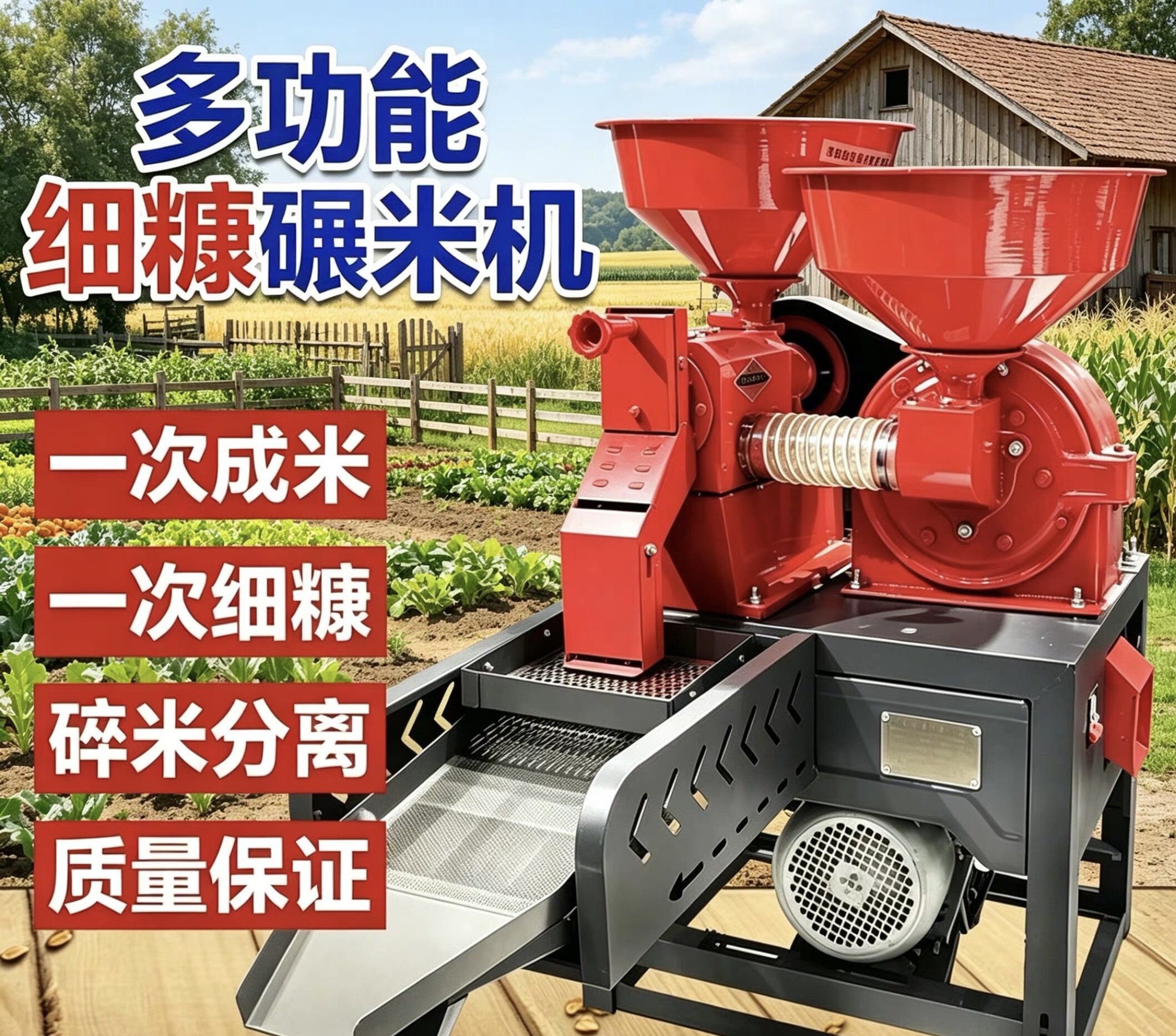 家用碾米机脱壳打米机小米玉米打米机家用家庭小型碾米机