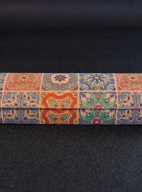 新款防压中国风文艺壁画风格复古高级感便携式男女磁吸近视眼镜盒