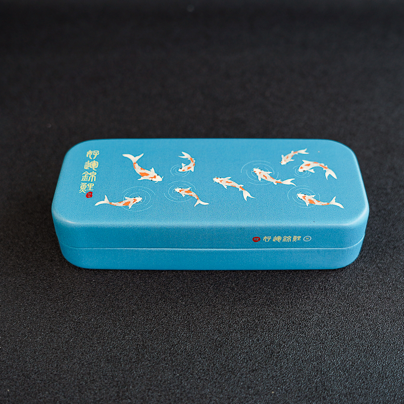 眼镜盒中国风好运收纳盒高级感近视太阳镜盒便携抗压大容量眼睛盒