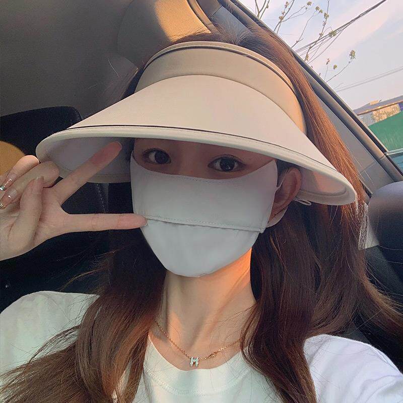 夏天帽子女款发箍遮阳帽2026新款防晒女士洋气漂亮的太阳冒子女帽