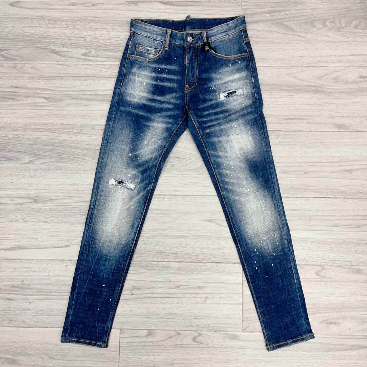 欧美风拉链长裤刺绣修身弹力四季