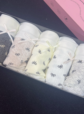 贝伽姿少女蝴蝶结A类婴儿棉7A抑菌棉裆女士三角内裤7523