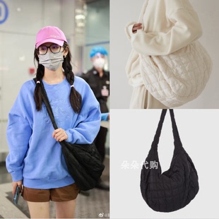 现货金智妮 章若楠 赵露思同款 Raucohouse韩国代购 云朵斜挎包女