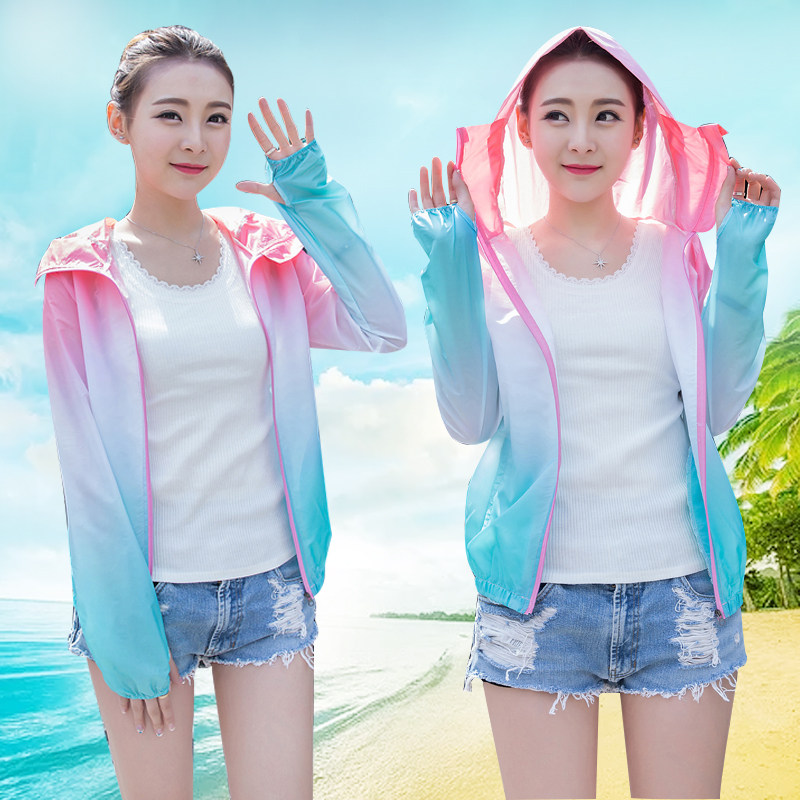 防晒衣女短款2020夏季新款薄款外套百搭防紫外线防晒服户外防晒衫