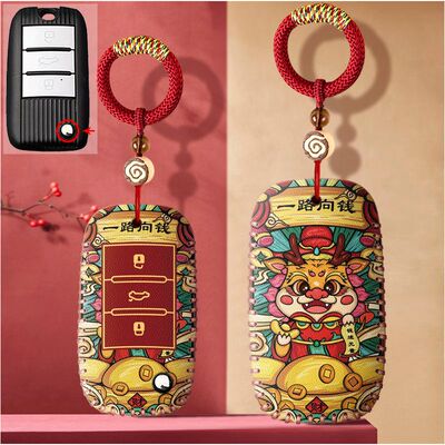 适用名爵6钥匙套名爵5车HS包EZS扣ZS遥控MG5天蝎座领航i5龙年新款