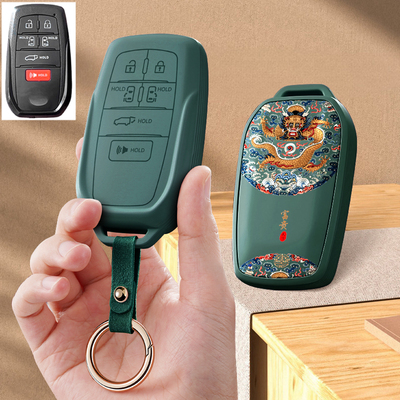 适用21丰田塞纳汽车钥匙套24男女23赛那SIENNA保护套包壳25扣26款