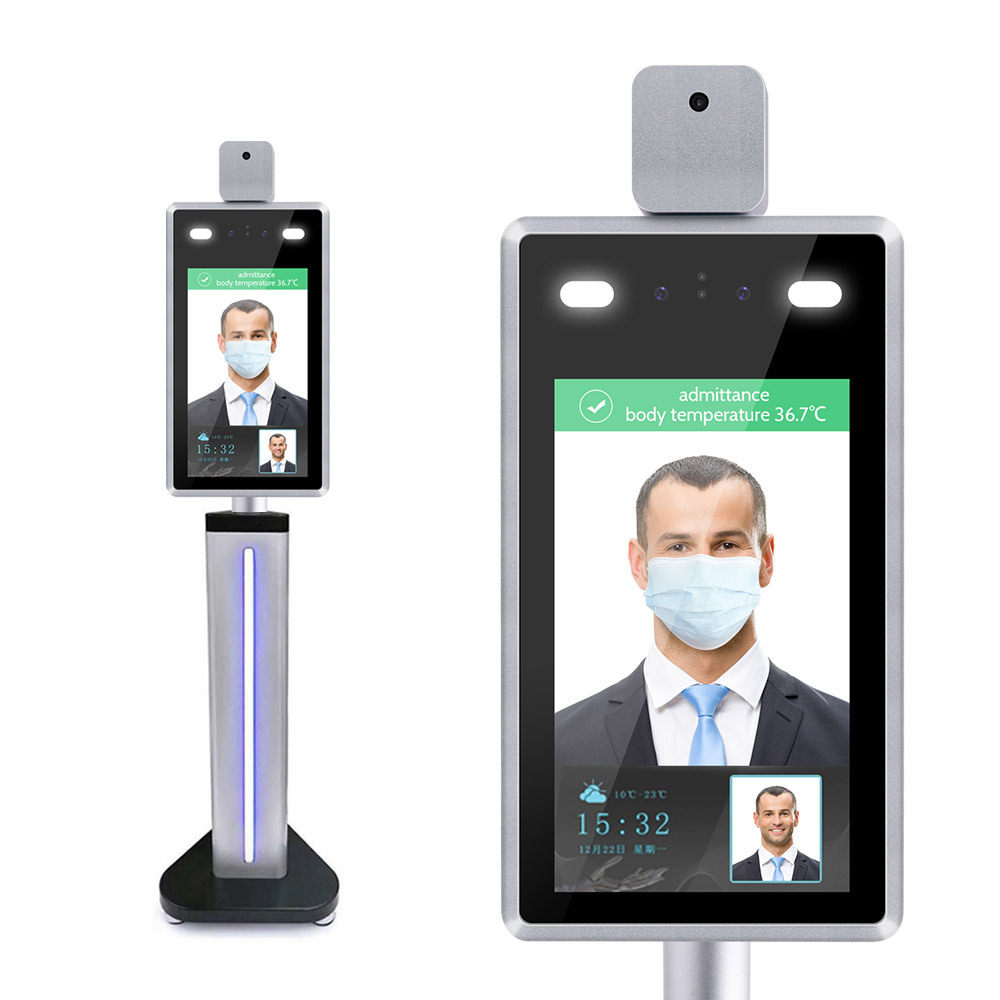 人脸识别测温一体机 学校测体温考勤门禁测手腕温度 人脸识别设备