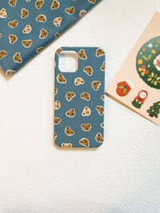 定制手工复古小众ins风小熊韩国布艺手机壳iPhone13141516promax