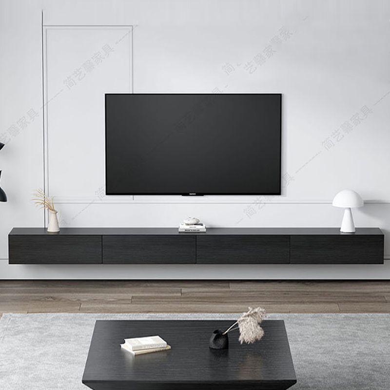 全实木壁挂悬空悬浮电视柜简易迷你极简悬挂超薄电视机柜网红新款