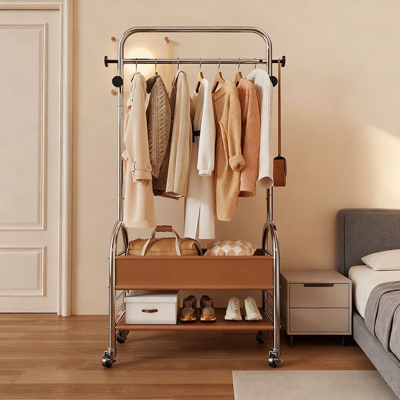 衣架 落地 卧室 挂衣架 家用 室内 移动 轻奢 晾衣架 多功能 收纳