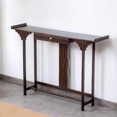 供桌台家用香案柜神位柜中式玄关台实木柜神柜供台条案