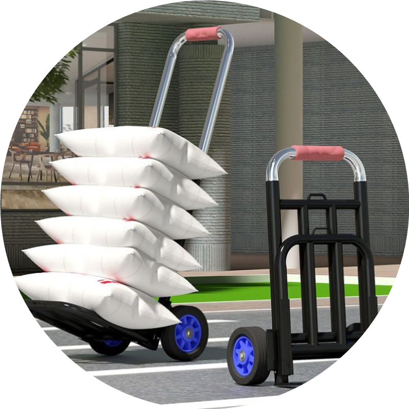 家用手拉车加厚折叠买菜小拉车购物车推车搬运神器拖车摆摊免安装