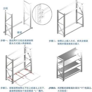 家用置物架仓库仓储货架 黑色货架